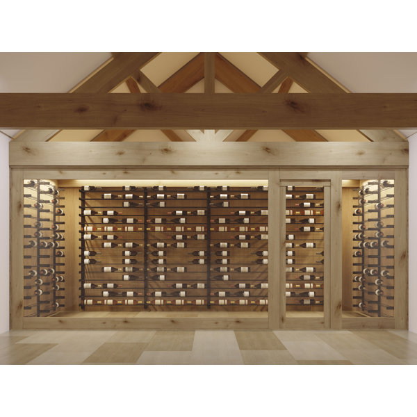 Wine enthusiast 12 bottle label view wall wine online rack